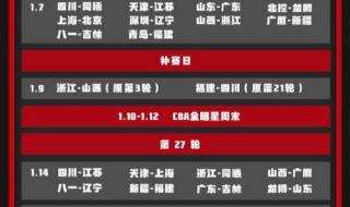 cba季后赛首轮赛程公布 cba季后赛首轮赛程公布